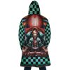 tanjiro Hooded Cloak Coat back - Demon Slayer Store