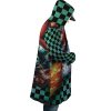 tanjiro Hooded Cloak Coat right - Demon Slayer Store