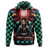 tanjiro Hoodie front - Demon Slayer Store