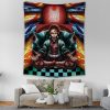 tanjiro Tapestry Vertical Couch Mockup - Demon Slayer Store