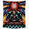 tanjiro Tapestry Vertical Main - Demon Slayer Store