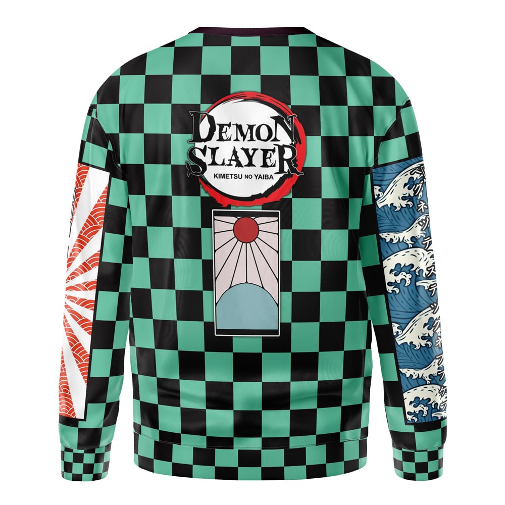 tanjirohaori Sweatshirt back - Demon Slayer Store