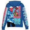 urokodaki Zip Hoodie Back Mockup - Demon Slayer Store