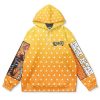 zenitsuhaori Flat Hoodie front - Demon Slayer Store