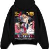 AKAZEX A.black hoodie flat back design - Demon Slayer Store