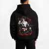 BTLMOD8 B.black hoodie male back view - Demon Slayer Store