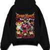DOUMV3 A.black hoodie flat back design - Demon Slayer Store