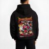 DOUMV3 B.black hoodie male back view - Demon Slayer Store