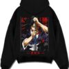 FINFORM A.black hoodie flat back design - Demon Slayer Store
