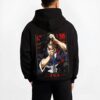 FINFORM B.black hoodie male back view - Demon Slayer Store