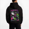 GIYUH2 B.black hoodie male back view - Demon Slayer Store