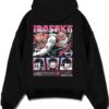 INOMNT A.black hoodie flat back design - Demon Slayer Store