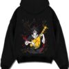 KAKINE A.black hoodie flat back design - Demon Slayer Store