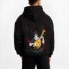 KAKINE B.black hoodie male back view - Demon Slayer Store