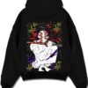 KOKUEYE A.black hoodie flat back design - Demon Slayer Store