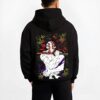 KOKUEYE B.black hoodie male back view - Demon Slayer Store