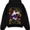 KOKUMO1 A.black hoodie flat back design - Demon Slayer Store
