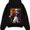 MUZPOR A.black hoodie flat back design - Demon Slayer Store