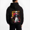 MUZPOR B.black hoodie male back view - Demon Slayer Store