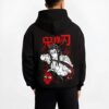 SLAYGRP B.black hoodie male back view - Demon Slayer Store