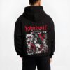 TRNSMUZ B.black hoodie male back view - Demon Slayer Store