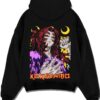 TWINMUN A.black hoodie flat back design - Demon Slayer Store