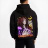 TWINMUN B.black hoodie male back view - Demon Slayer Store