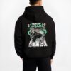 himejima demon slayer black hoodie male back view - Demon Slayer Store