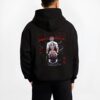 sanemi demon slayer black hoodie male back view - Demon Slayer Store