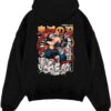 uzui tengen demon slayer black hoodie flat back design - Demon Slayer Store