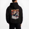 uzui tengen demon slayer black hoodie male back view - Demon Slayer Store